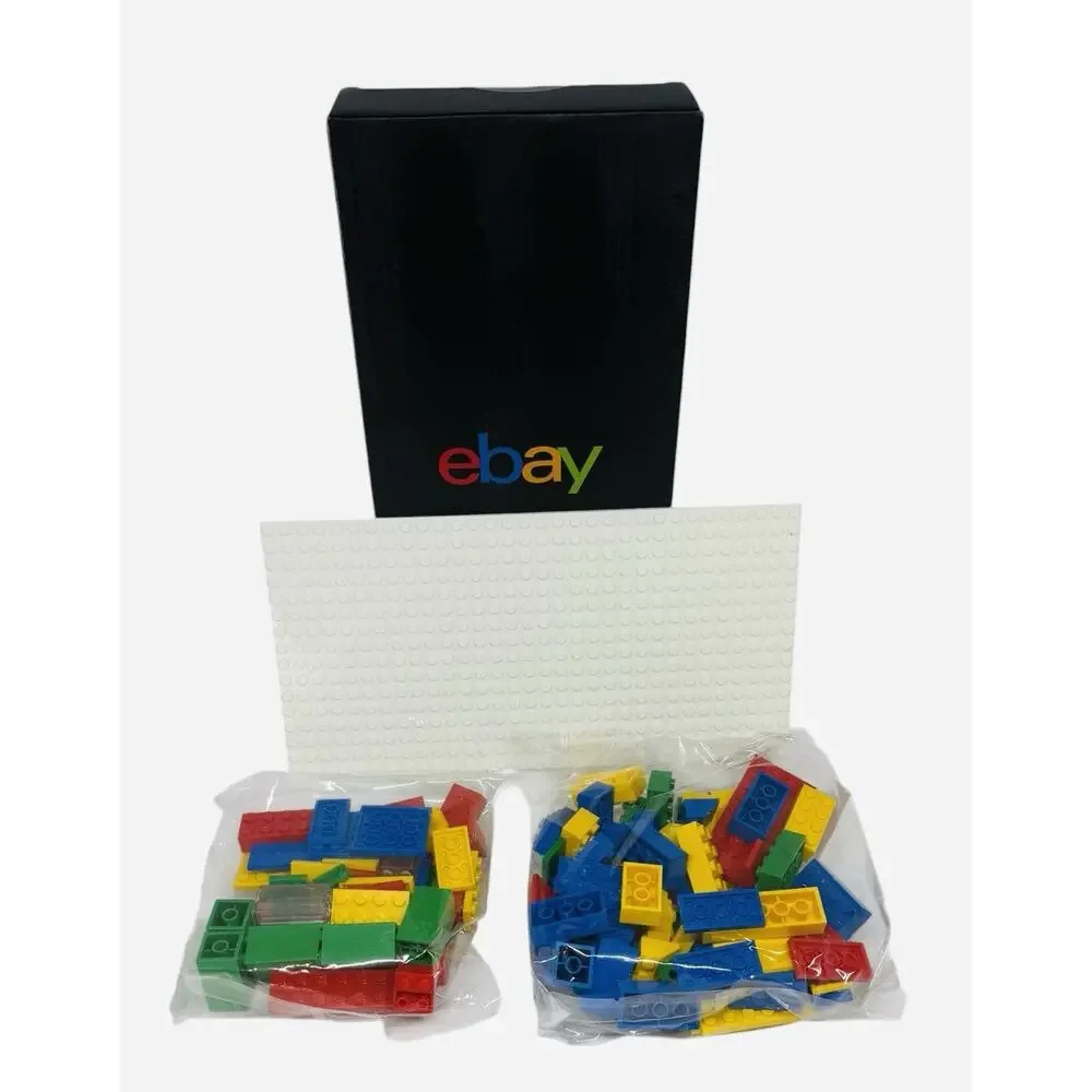eBay Logo LEGO Set Unassembled Red Blue Yellow Green Building Toy New Limited ED
